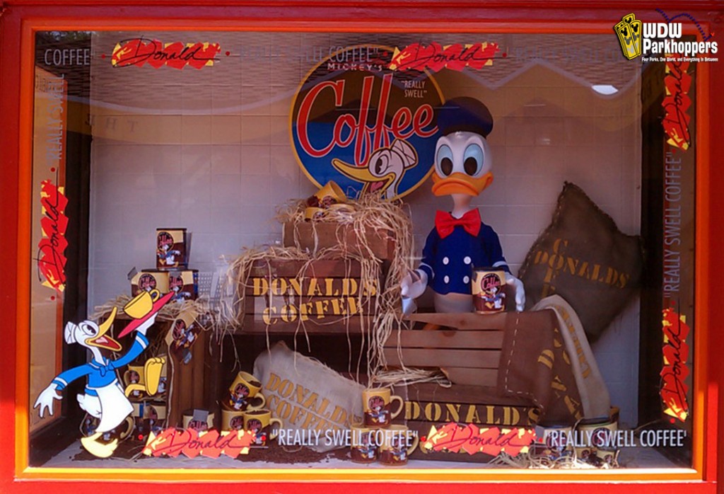 Donald Duck Window at Dowtown Disney Marketplace Walt Disney World Resort
