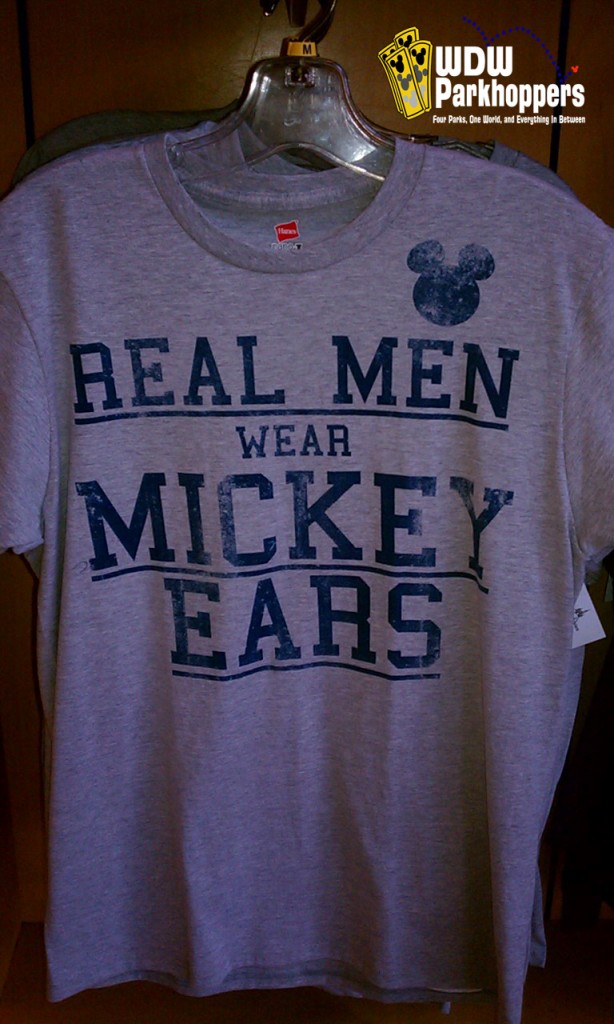 Real Men Wear Mickey Ears Tshirt Walt Disney World Resort