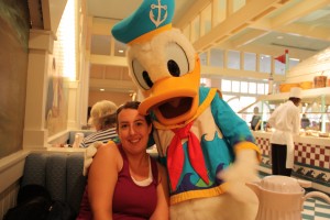 Sarah McGovern Donald Duck Walt Disney World Resort