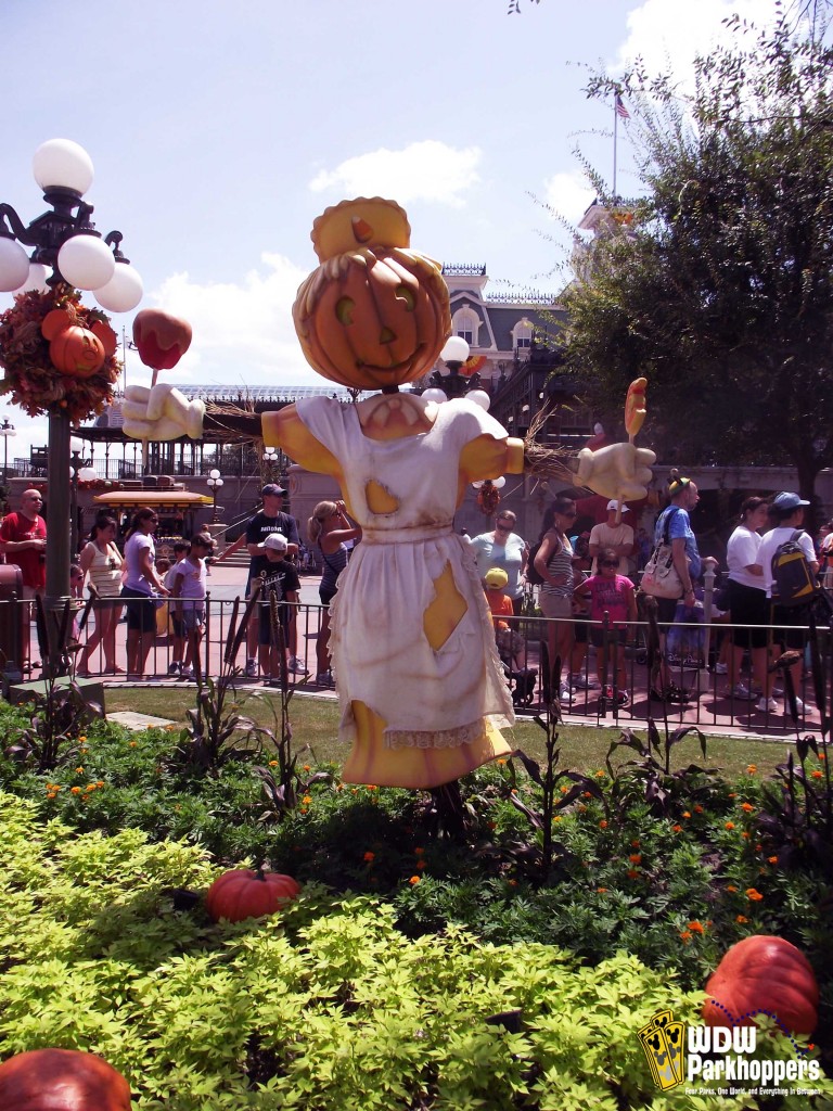 Candy Maker Pumpkin Scarecrows Main Street USA Magic Kingdom Walt Disney World Resort