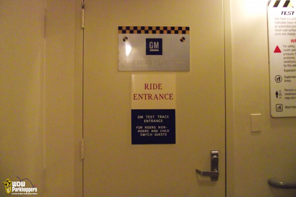 Entrance to Ride GM Room Test Track Epcot Walt Disney World Resort