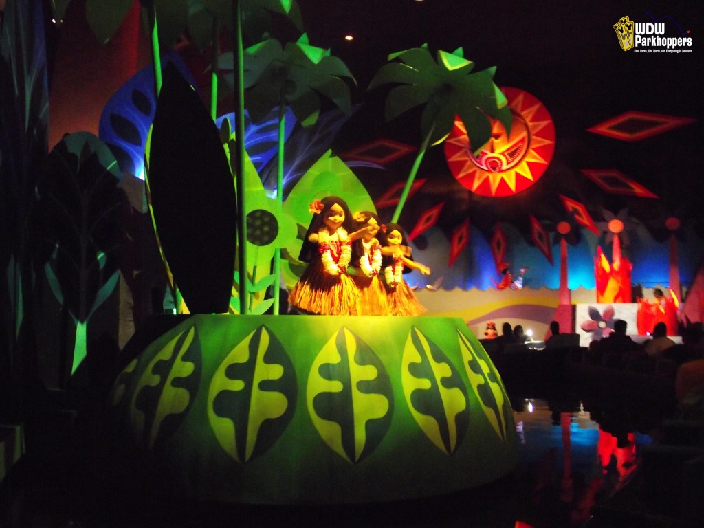 Polynesian Dancers at  It's a Small World in Magic Kingdom at Walt Disney World Resort