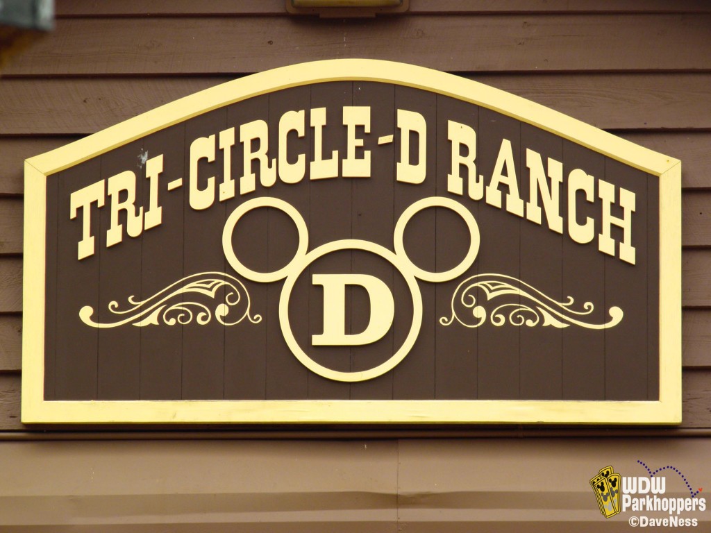 Signage at Tri-Circle-D Ranch Fort Wilderness Camground and Resort Walt Disney World Resort